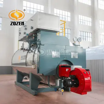 PLC Automatic Diesel Oil Gas Industrial Steam Boiler