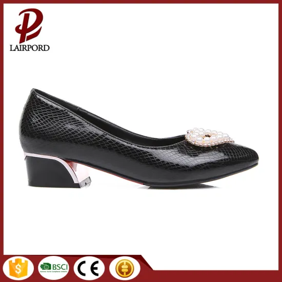 low heel flat women PU Serpentine shoes