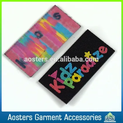 customized clothing accessory private label and patch