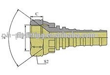 Interlock Hydraulic Fitting JIC Female 74 Deg Cone Seat
