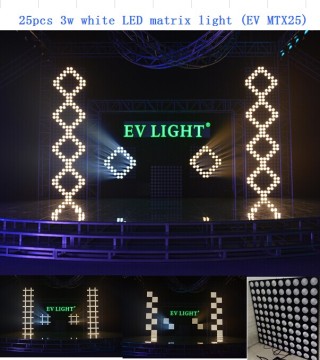 25PCS CREE dmx led matrix light blinder panel light
