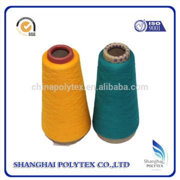 wholesales high quality 100% polyester ring spun yarn for knitting and weaving