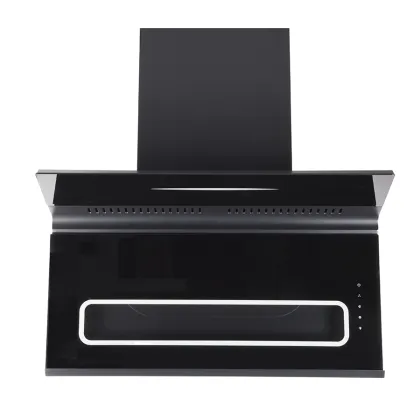 Customization Home appliances Smart Household Kitchen Appliances 900MM Black Hand Sensor Range Hood