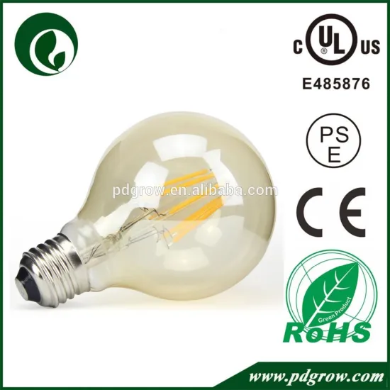 Globe led light bulbs,LED Filament bulb lights,e27 880 lumen led bulb light