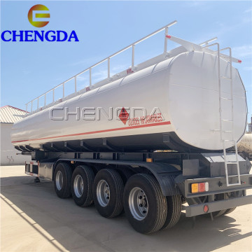 3 Compartment 6000L Stainless Fuel Tank Trailer