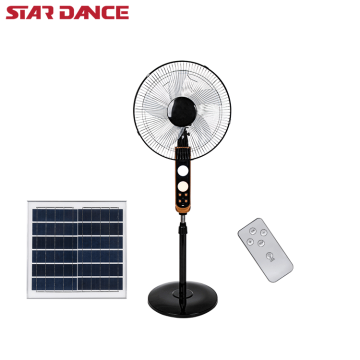Rechargeable Solar-Powered Camping Fan with Mosquito Repellent