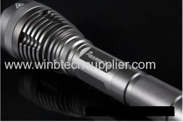 K66 T6063-t6 Roxane K66 Cree Xm-l T6 1000 Lumens 7 Mode Zoomable Led Flashlight Torch 2*3 18650 4000mah Battery + Charg 