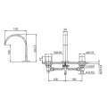 Onirii Deck Mount Basin Mixer