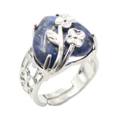 Wholesale Fashionable Lapis Lazuli Promise Rings for Women - Hot Sale Jewelry