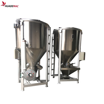 Verticale plastic korrels mixer/mengdroogmachine