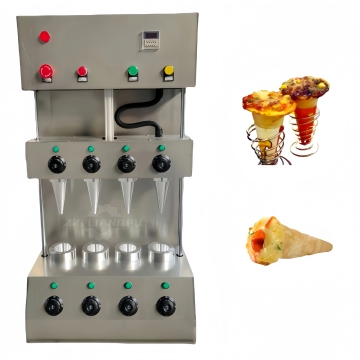 Automatic Street Food Machine: Cone Pizza Maker / Snack Machine