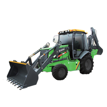 Real-time Monitor New Wheel Drive Mini Tractor Backhoe Loader for Construction Machinery
