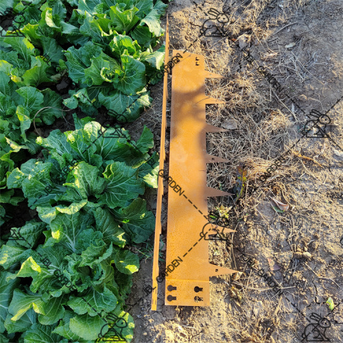 Corten Steel homemade Straight Garden Edging