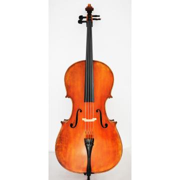 Handgemachtes antikes professionelles Cello aus geflammtem Ahorn