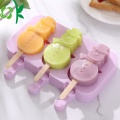 Lovely Cartoon Design Food Grade Ice Cream Mold