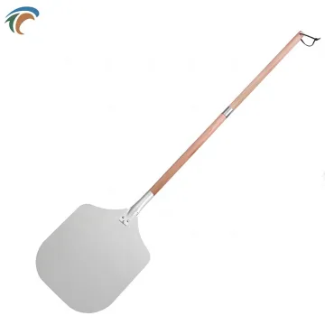 Pizza Accessories Square Long Handle Wood Aluminum Metal Grill Pizza Peel