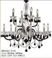 Modern K9 Crystal Big hotel Candle Chandelier