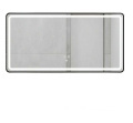Hotel sandblasting led wall vertical mount mirrors frameless bath round mirror oval square for bath room