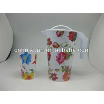 Plastic flowers cup