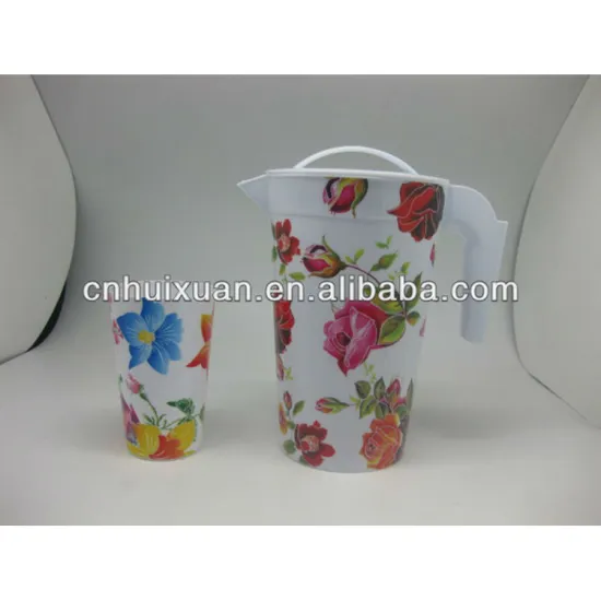 Plastic flowers cup