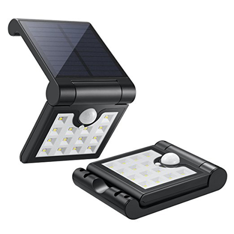 Solar Powered Pir Motion Sensor Light