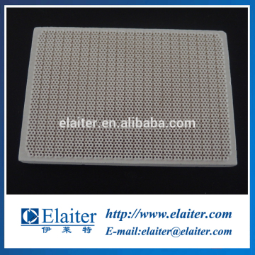 Painted infrared ceramic burner plate, perforated infrared honeycomb ceramic plate for burner