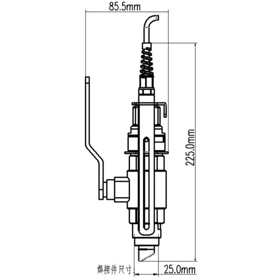 Turbidity and TSS Analyzer Sensor with RS485 for Pipeline Installation - TUR-6314
