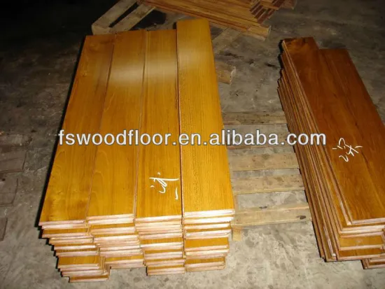 18mm Teak(Tectona Grandis) solid wooden flooring