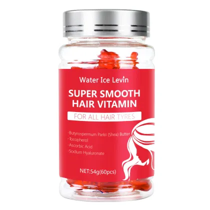 60pcs Hair Care Essence: Vitamin-Infused Shea Butter & Essential Oil Capsules - No Wash Hair Care Oil Capsules