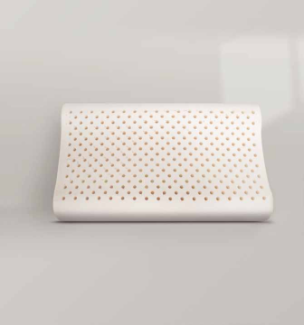 Ergonomic Designed Fit the Neck Curve of Teenagers Latex Pillow