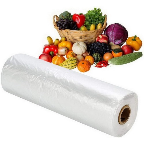 Polyethylene Bags Clear Take Out Disposable Plastic Food Bags Roll