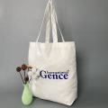 Couleur de logo personnalisée Coton Tote Tote Sacs