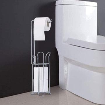 Free Standing Toilet Paper Holder Stand