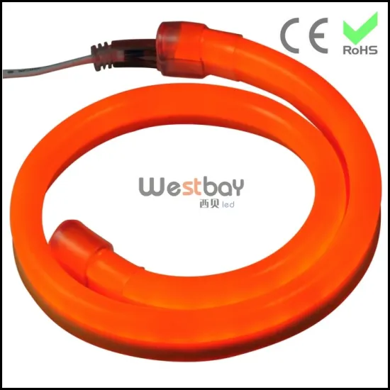 Orange LED Neon Flex 12V Mini Size