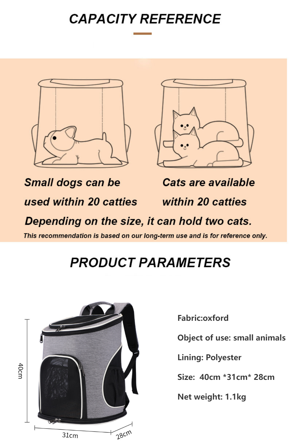 Portable Pet Carrier