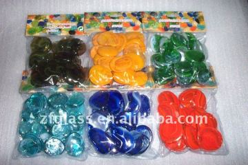 Landscaping glass cobble stone