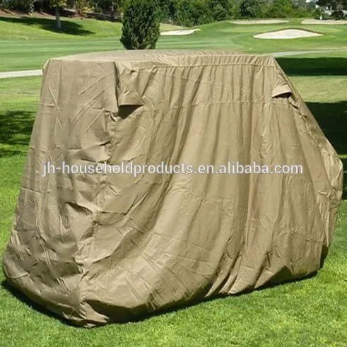 4 Passengers Deluxe Golf Cart Cover (with 2 seater roof up to 58") 108Lx48Wx66"