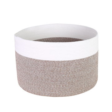 Promotional Cotton Rope Basket Laundry Handmade Hamper