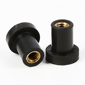 Rubber Well Nuts and Stainless Steel Screws for Motorcycle Windscreen Accessories