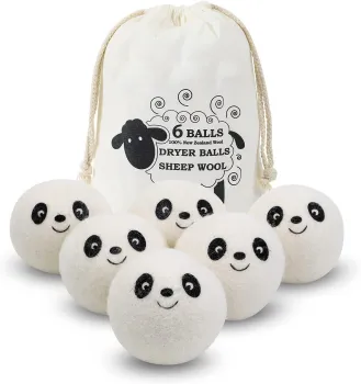 Natural Laundry Solution: 100% Organic New Zealand Reusable Felt Dryer Balls for Healthy, Eco-Friendly Drying