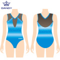 Girls mesh sleeveless leotards