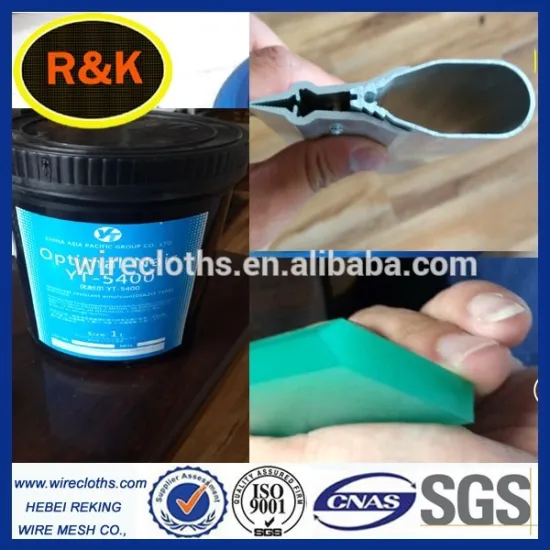 Aluminum handle silk screen printing squeegee