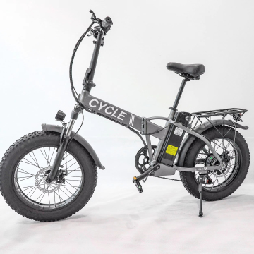 Süper Power Hibrid Electric City Bike: Tam süspansiyon, katlanabilir, plaj ve kar için 48V yağ lastik