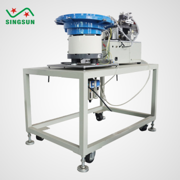 Bulk metalized film capacitor cutting machine