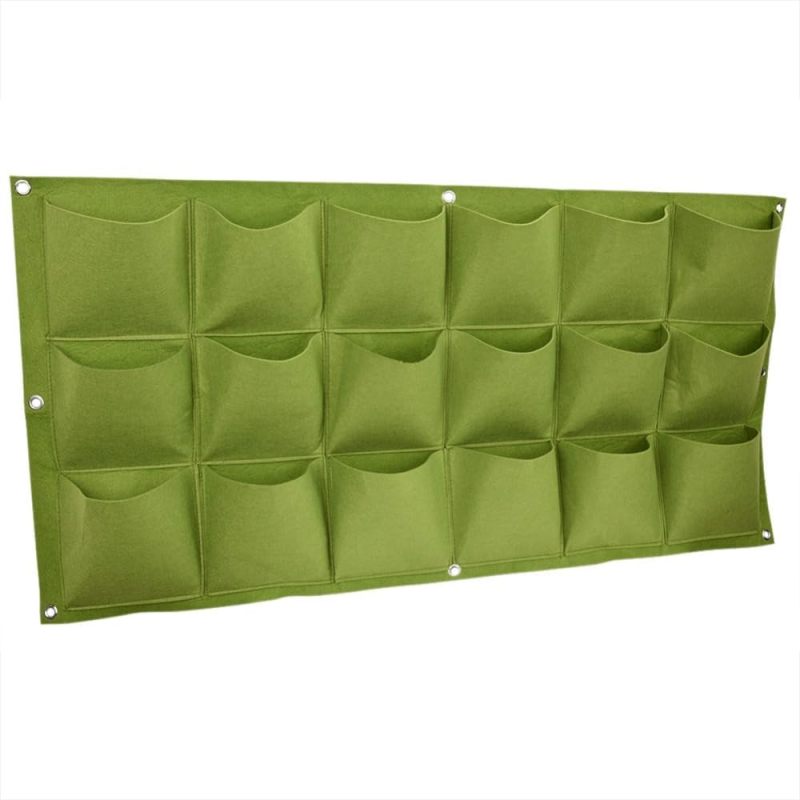 18 Pocket Hanging Wall Planter Grow Bags
