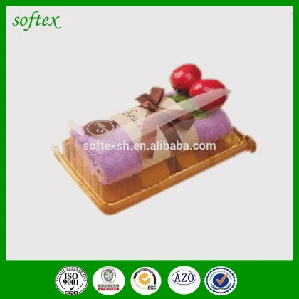 Promotional gifts Swiss roll cake towel promotional gifts towel cake