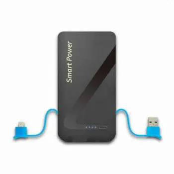 External Battery Pack for Mobile Phone, with 2 USB, 2000mAh Capacity and 5V/800mA Maximum Input
