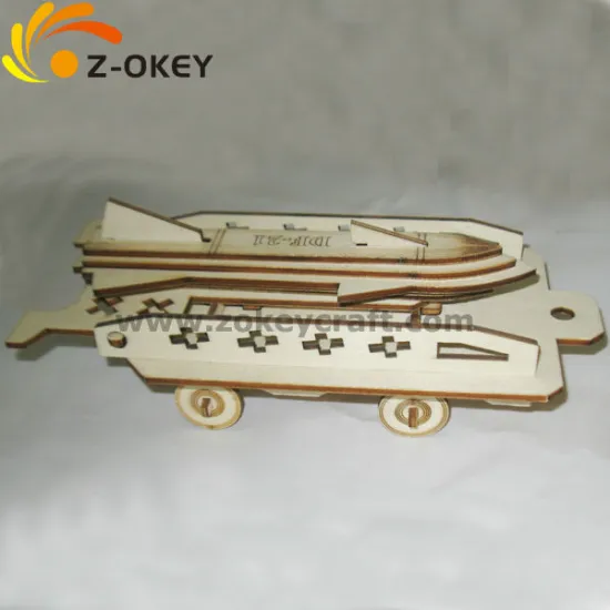 new style 3D tank plywood model for decorations