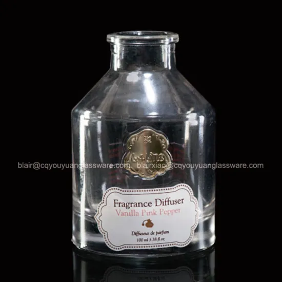 Home Decorative Cheap Parfume Diffuser Bottle Glass 100 ml