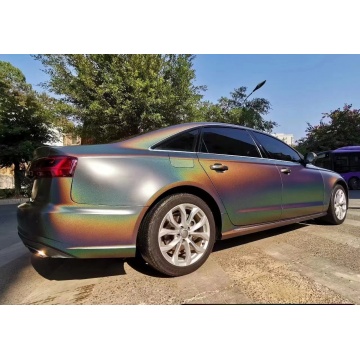 Matte Holographic Laser Grey Car Vinyl